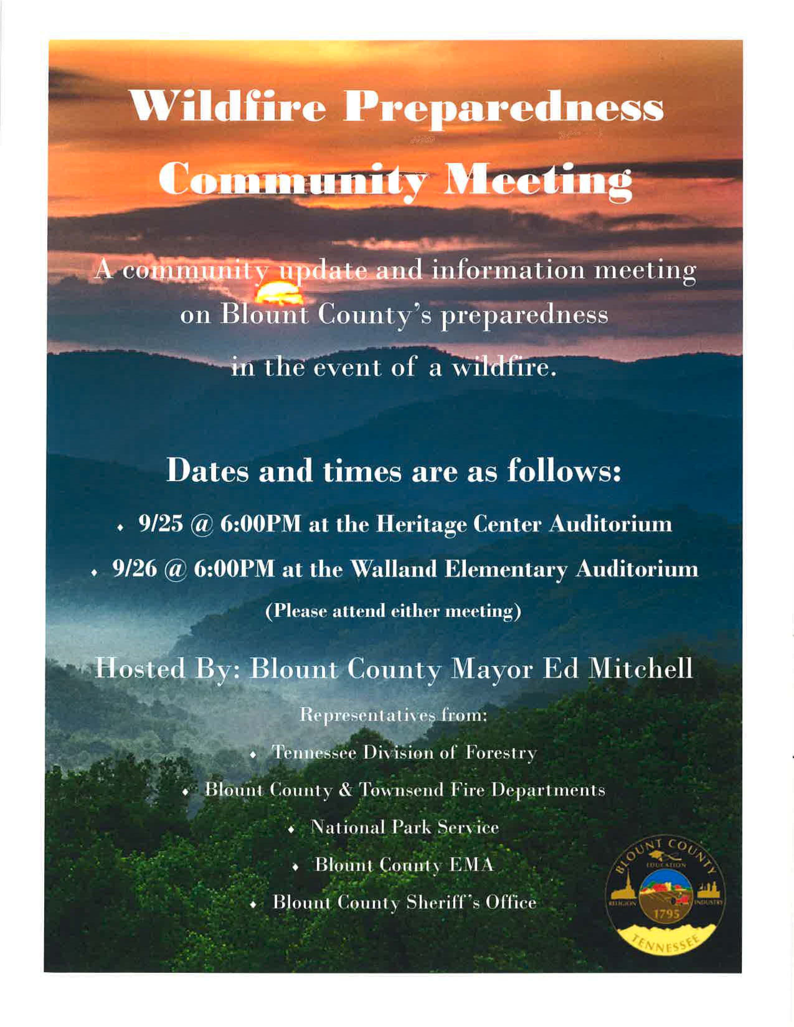 Wildfire Preparedness flyer