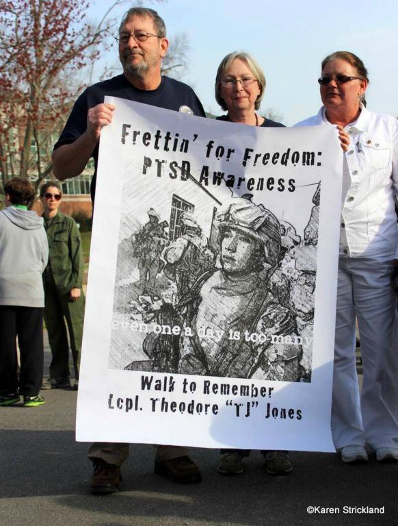 Walk to Remember Theodore Jones poster, with signatures, and litte girl sitting on poster