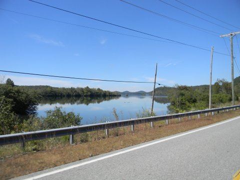 Image of lake taken from road