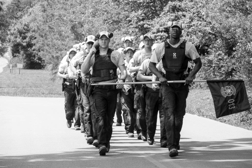 Officers Walking